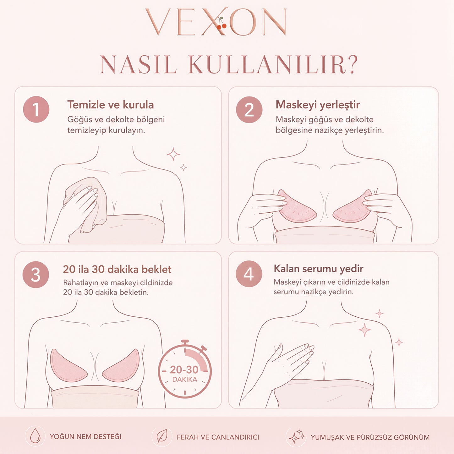 VexonLife Göğüs ve Dekolte Bakım Paketi