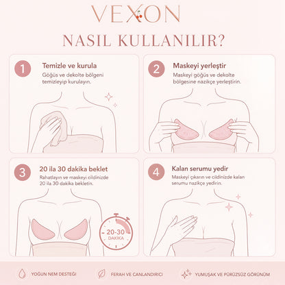 VexonLife Göğüs ve Dekolte Bakım Paketi