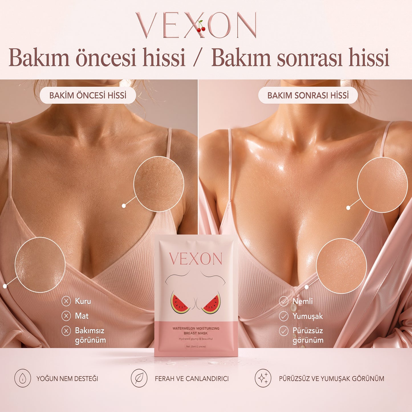 VexonLife Göğüs ve Dekolte Bakım Paketi