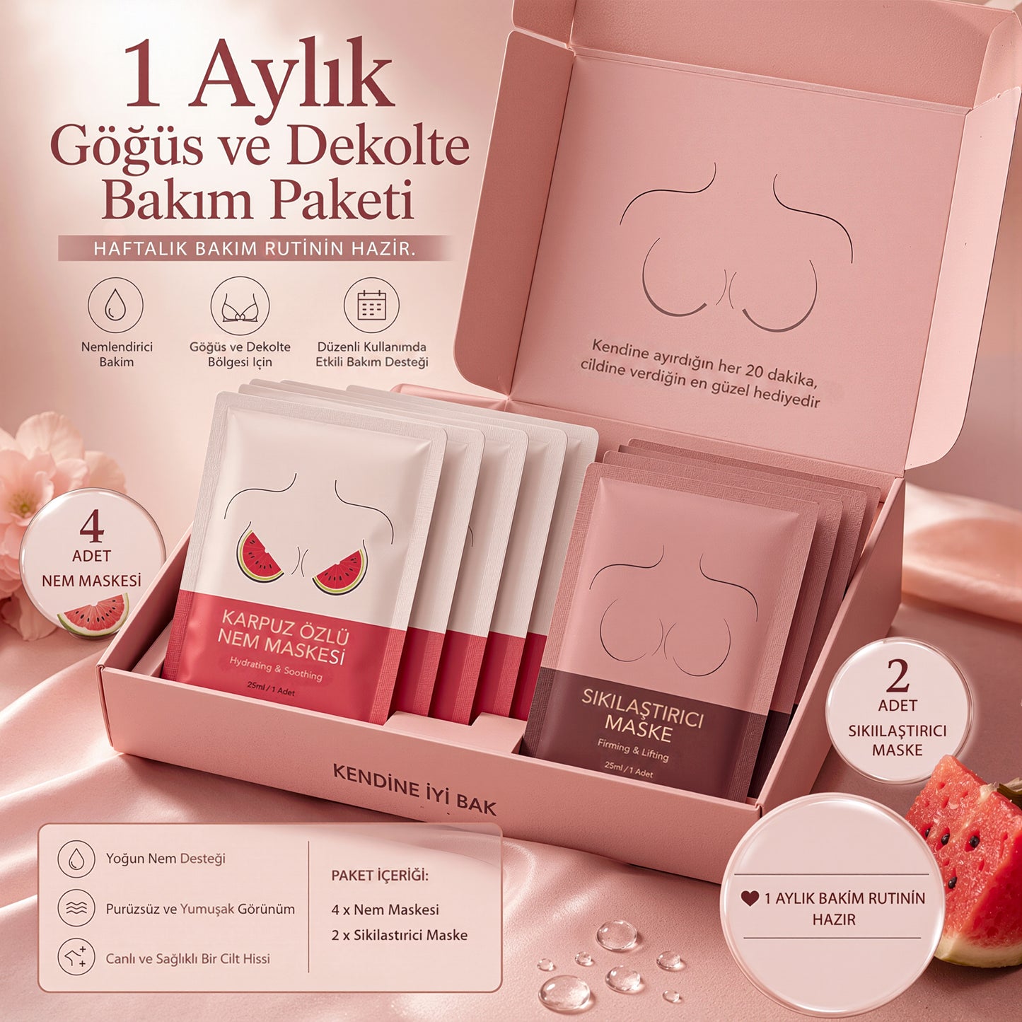 VexonLife Göğüs ve Dekolte Bakım Paketi
